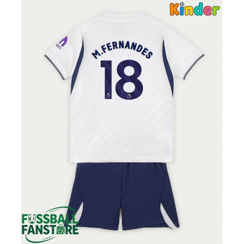 Tottenham Hotspur Mateus Fernandes #18 Replik Heimtrikot Kinder 2026-27 Kurzarm (+ Kurze Hosen)